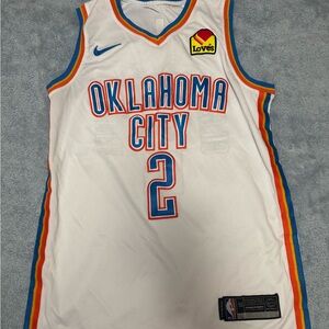 Nike Oklahoma City Thunder SGA Basketball Jersey LARGE